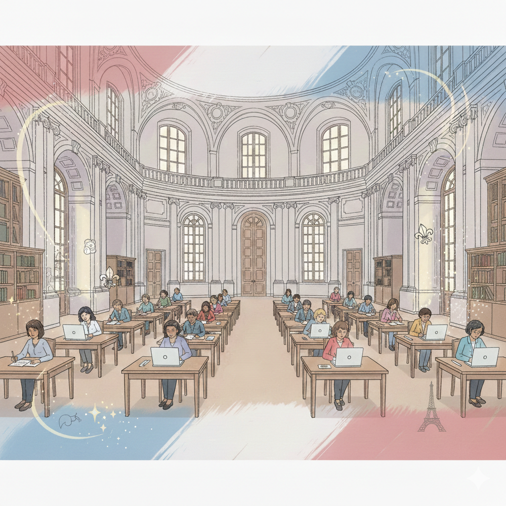 Centres agréés examen civique - Salle d'examen