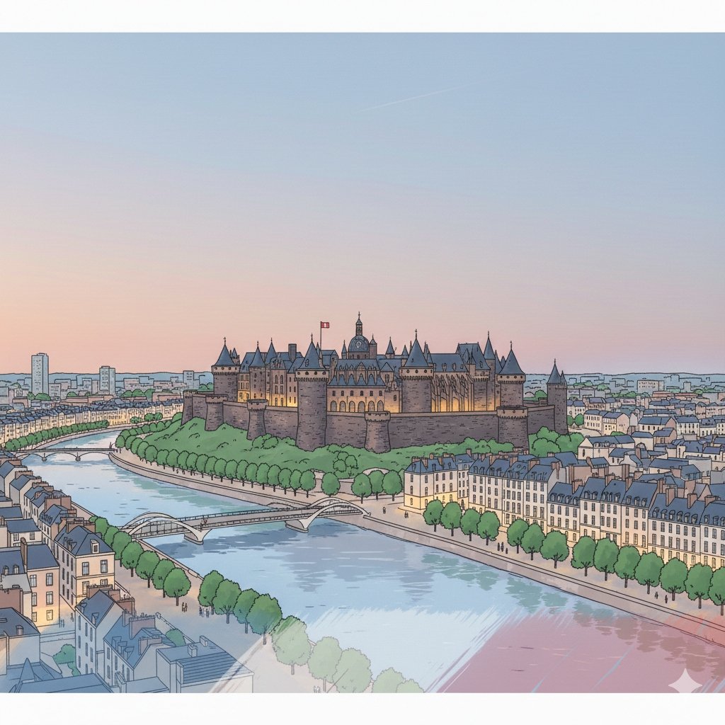 Examen civique à Angers 49000 - Château d'Angers